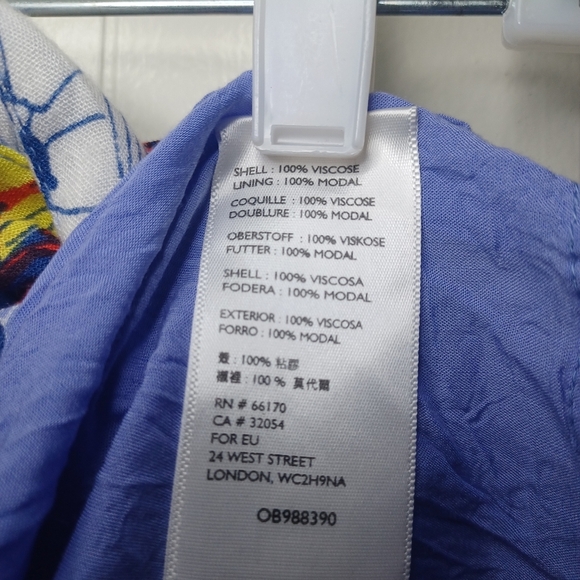 Anthropologie Asymmetrical Red and Yellow Pencil Skirt Resort Wear - Picture 6 of 16